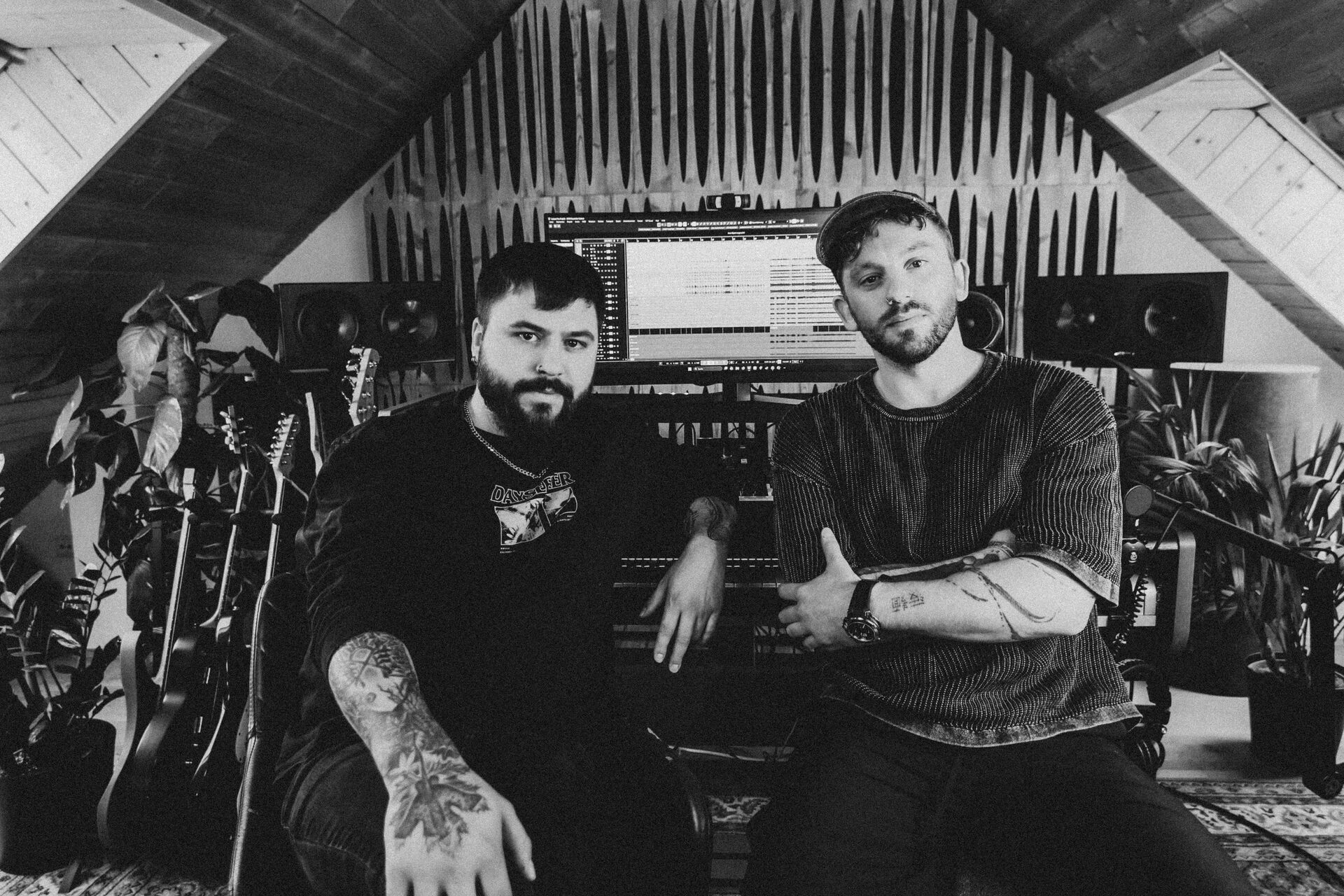 Niklas Muller and Max van Esch in the MANIK studio